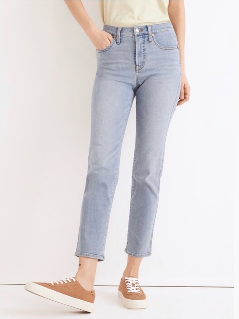 Madewell Mid-Rise Stovepipe in Abell Wash Size 30